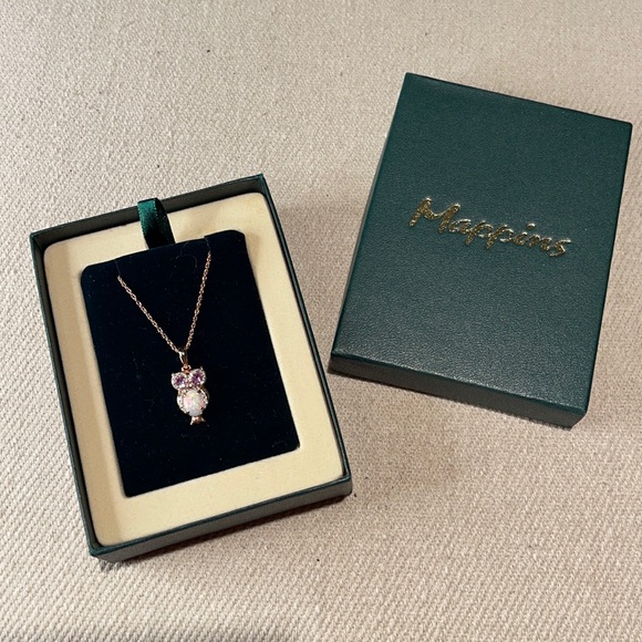 925 ROSE GOLD CHAIN AND OWL PENDANT